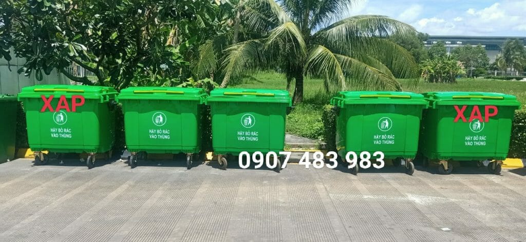 hinh thuc te thung rac 240L tai Tien Giang